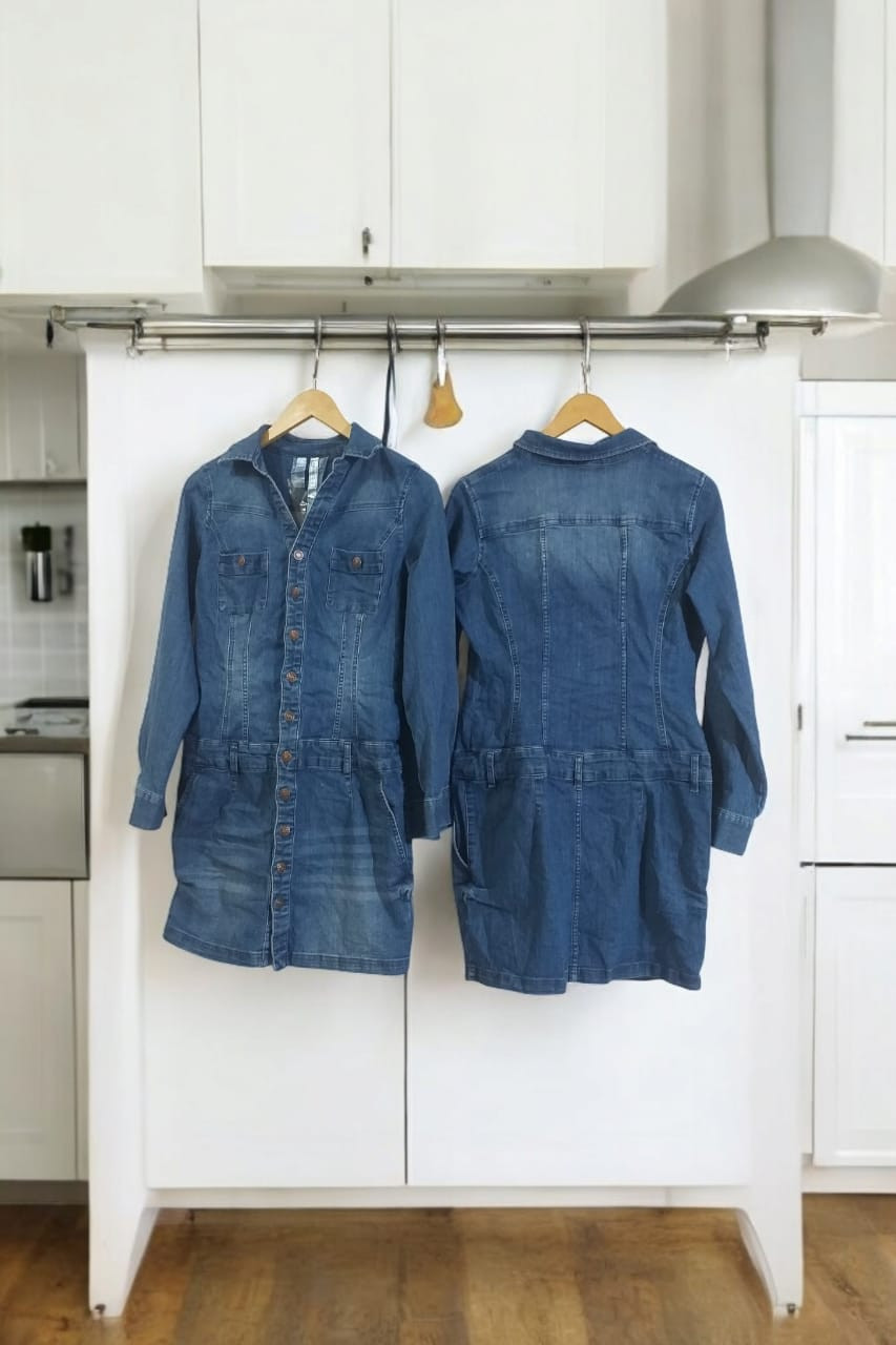 denim long jacket